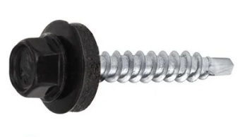 Саморез кровельный для крепления в дерево WFD-4.8*25 черный 