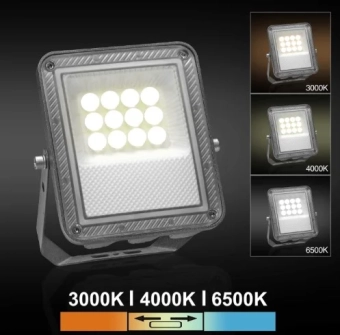 Светодиодный прожектор PL-FLP-10-3CCT 10W CCT 3000K/4000K/6500K