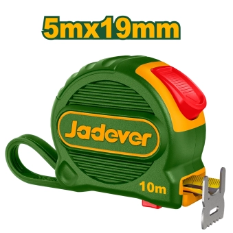 Рулетка строительная, стальная, корпус пластик 5m*19mm JDMT2221 Jadever