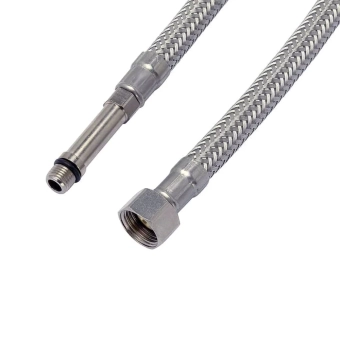 Шланг гибкий для смесителя TUCAI 800 мм, 1/2" ВР-М10 L34, Антикоррозионный TAQ GRIF ACB