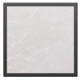 Панель декоративная EON D100/125 180×180 под плитку Tile Black, металл