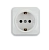 Розетка 2P+Е 16A белая SELENA 1000kW