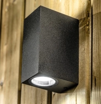 Фасадный светильник max.2x35W GU10 IP44 92x150mm черный PL-12682P PANLIGHT