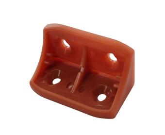 Уголок мебельный пластиковый  24*24*44 коричневый