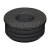 Переход резиновый D. 32 x 26 (черный) REMER