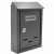Почтовый ящик чёрный 180x250x55 mm с замком MBK MPN
