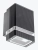 Фасадный светильник max.35W GU10 IP54 110x105x160mm черный PL-12651P PANLIGHT