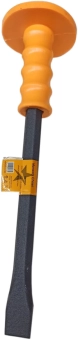 Зубило (плоское) с прорезиненной рукоятью и защитой 12x16, EP-20271, Epica Star