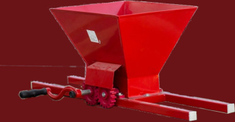 Дробилка для винограда ручная 20 л, производительность 150 кг/час 