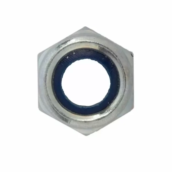 Гайка со стопорным кольцом М-14 сталь 5, оцинкованная DIN 985