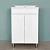 Шкаф напольный Trend Duo белый матовый под умывальник Soft 550