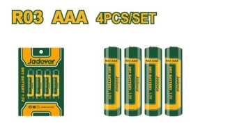 Батарейка R03 1.5V, комплект 4 шт. JDJX1K07 Jadever