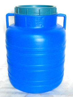 Бидон пластик 60 л синий, объём - 0,37 m³