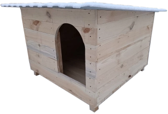 Будка для собаки, деревянная, большая 100*100*72см - 450900 - PoVladar