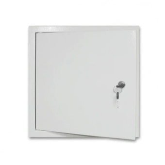 Дверца ревизионная металлическая с замком 250*250 мм