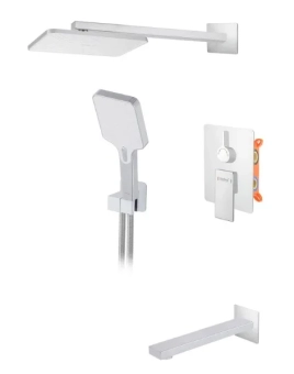 Душевая система с изливом Haiba GAUDI 325 скрытого монтажа, Chr-009