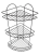 Полка угловая для ванной 3 яруса ECO BLACK TEKNIKTEL