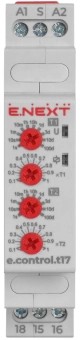 Реле времени с асимметричным циклом повторения e.control.t17