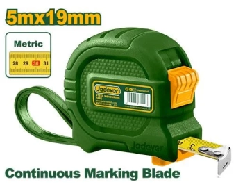 Рулетка строительная, стальная, корпус пластик, 5м*19мм; JDMT4321; Jadever