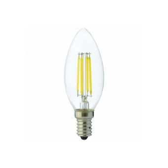 Лампа светодиодная филаментная Horoz FILAMENT CANDLE-6 6 Вт E14 4200 K 700 лм 220 - 240 В