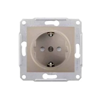 Розетка unit inter cu obturator 16A 250V 2P+E SENDA TITAN
