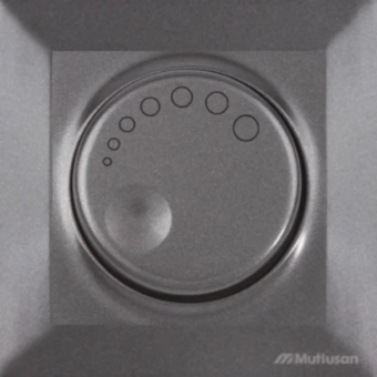 Диммер 600Вт антрацит CANDELA Mutlusan