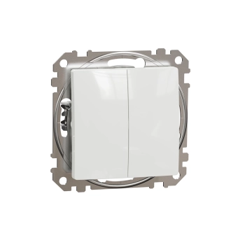 Двойной выключатель Schneider-Electric SDD111105 sedna 10 A 250 В белый