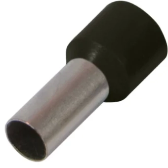 Изолированный наконечник гильза 1508 black 1.5mm черный