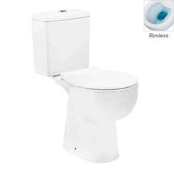 Унитаз напольный MDB-1-S-PP P-TRAP no Rim + capac Proplast