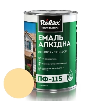 Эмаль алкидная универсальная «ПФ-115», Бежевый, 2,8л; Rolax