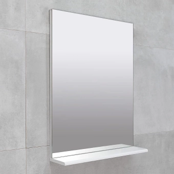 Зеркало для ванной Bayro Vega прямоугольное 500x700 белый мат