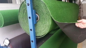 Ковролин "Газон Престон" (зеленый) ширина 4 м, толщина 7 мм