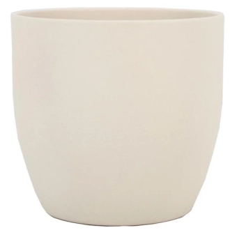 Горшок керамический Basel d19 h18cm бежевый камень es/17