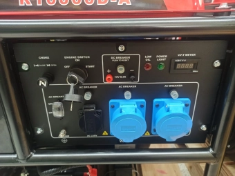 Электрогенератор на бензине 22HP, 9-9,5kW, Двух-цилиндровый V-образ OHV, R10000D-A, GX NewLand