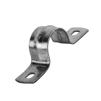 Скоба электротехническая 14-15х1,2мм двухлапковая из металла