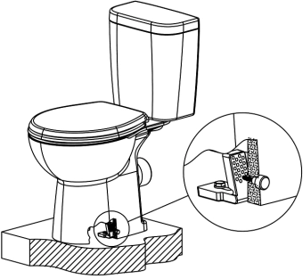 Комплект для крепления напольного унитаза Nikiplast 00271