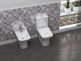 Биде пристенные Duru BTW Turkuaz Seramik