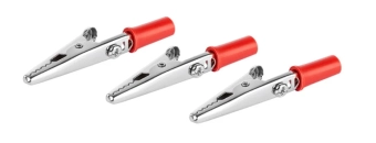 Зажим крокодил 15A 53мм красный  TDM