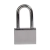 Замок навесной b40мм, чугун, хромир., длинная дужка d7мм