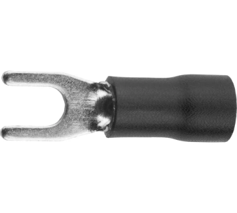 Наконечник вилка 2,5-4мм2, М6 черный