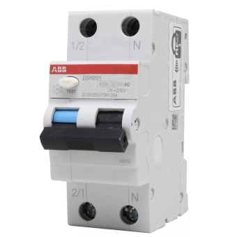 Дифференциальный автомат  1P+N 10A C 30мА DSH201 ABB