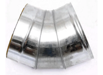 Колено дымохода на 135° Сэндвич (сталь ASI-430/0.5mm+нержавейка) Ø115/210 FERRUM
