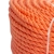 Веревка полипропиленовая трехпрядная крученая 8мм х 100м, оранжевая