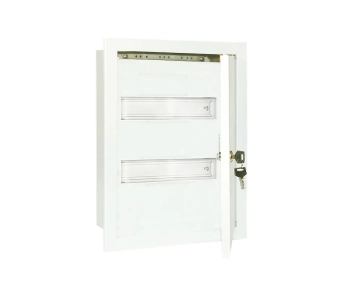 Щит распределительный  18 модулей ЩРВ-18 IP31 TDM металлический белый