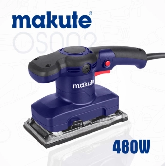 Шлифовальная машинка орбитального типа, электрическая 220V 480W  14000об/мин 93*185мм, MAKUTE