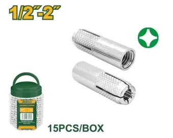 Анкер распорный 1/2*2  15шт JDDQ1T41 Jadever