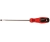 Отвертка SL 6,5x150 красная прорезиненная ручка, CR-V