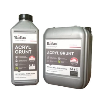 Срок Грунтовка глубокого проникновения, акриловая, для минеральных поверхностей Acryl Grunt 1,0L, Rolax