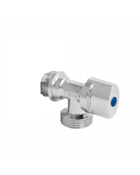 Кран 1/2″ х 3/4″ стиральная машина угловой KOER шаровый KR511