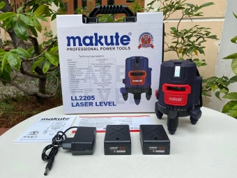 Лазерный нивелир, уровень пяти линейный Laser Blue Light, LL2205, Makute